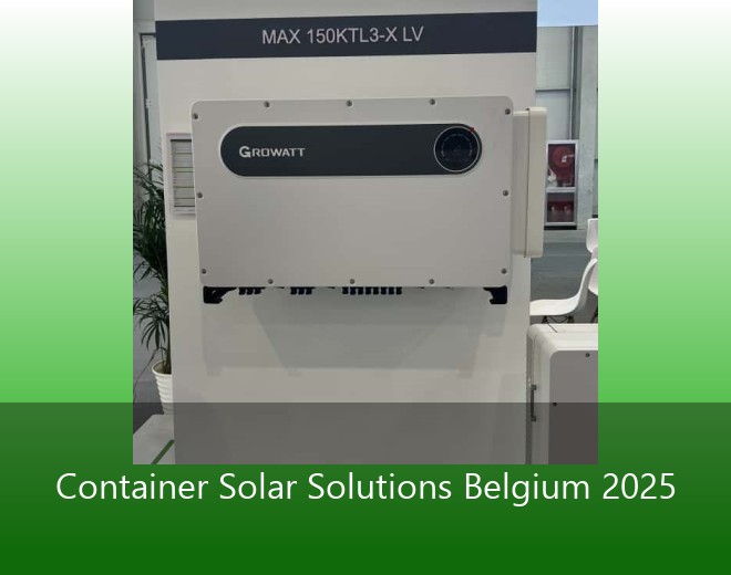 Container Solar Solutions Belgium 2025